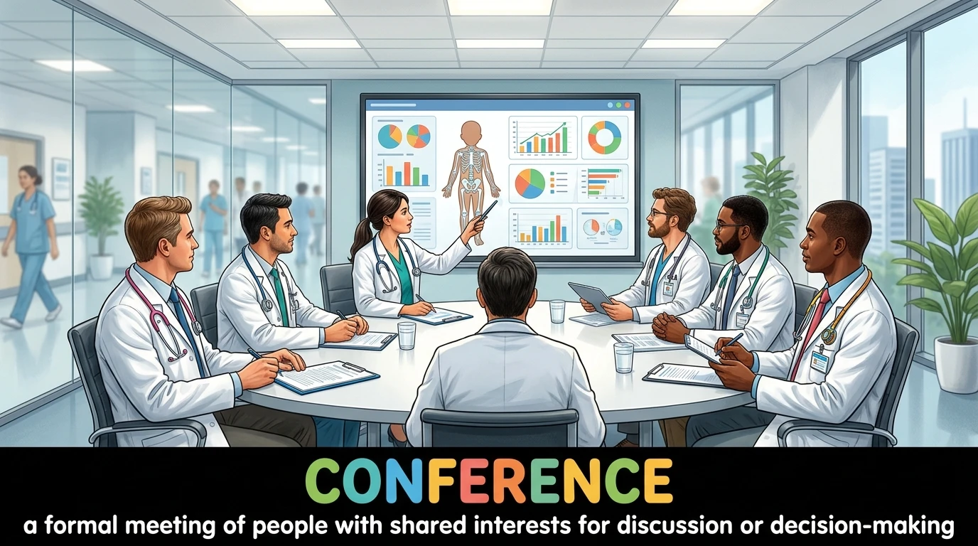 English Illustration for conference